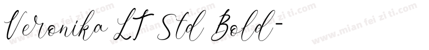 Veronika LT Std Bold字体转换